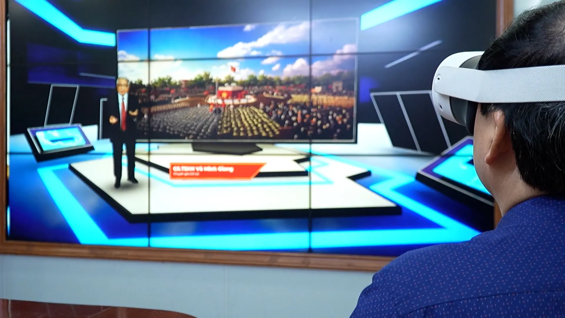 ‘Xuyên không’ về Quảng trường Ba Đình 1945 bằng công nghệ VR